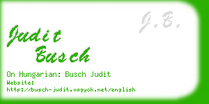 judit busch business card